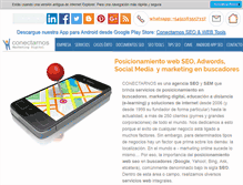 Tablet Screenshot of conectarnos.com